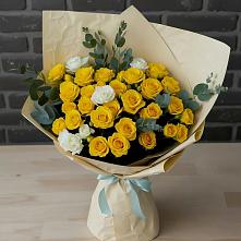 Букет цветов из:  Розы в Нововаршавке