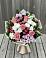Букет цветов из: Альстромерии, Гвоздики, Розы и Хризантемы в Нововаршавке