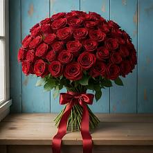 Букет Красные розы Блэк Меджик в Нововаршавке