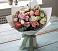 Букет цветов из: Розы, Лизиантусы и Гвоздики в Нововаршавке