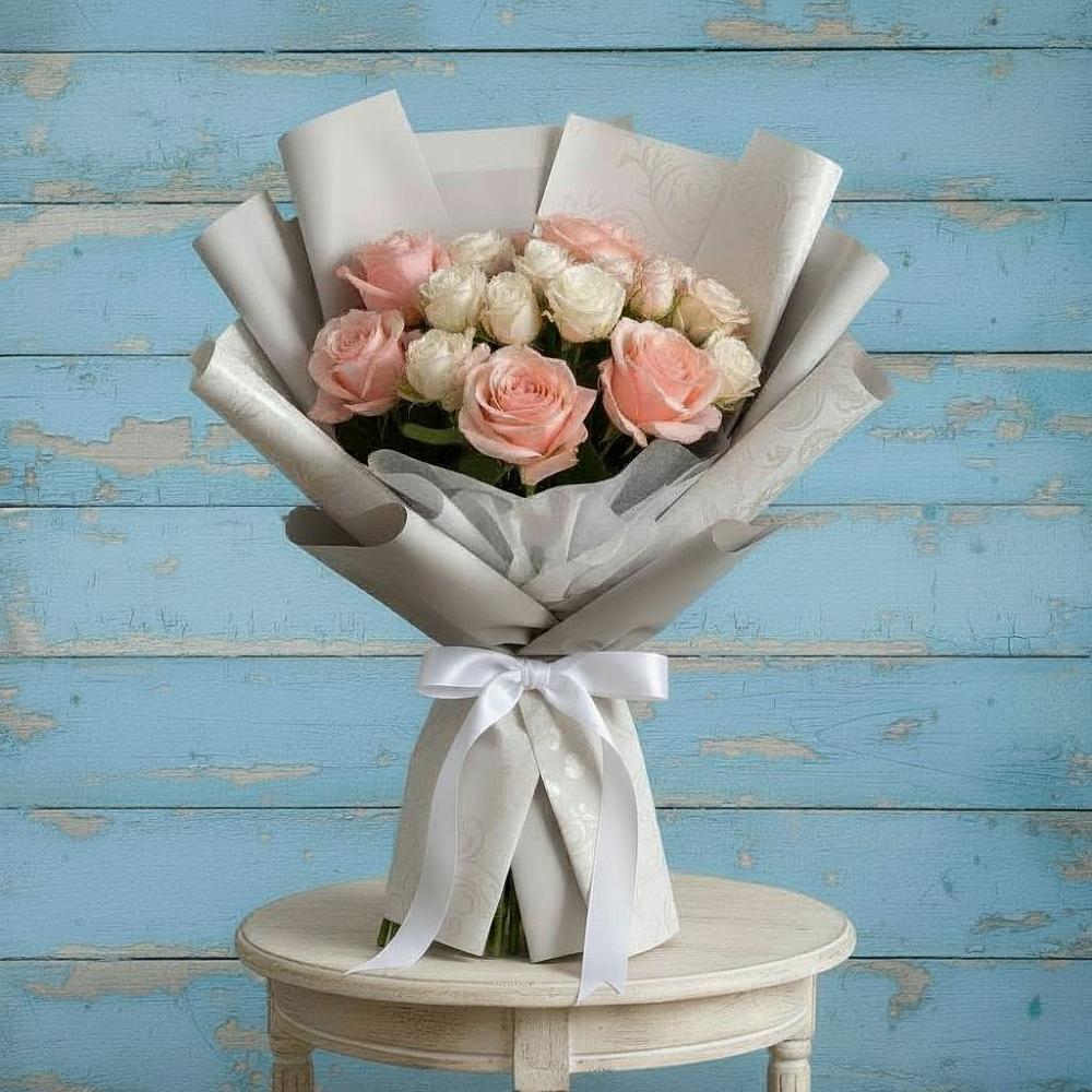 Букет цветов из: Розы в Нововаршавке