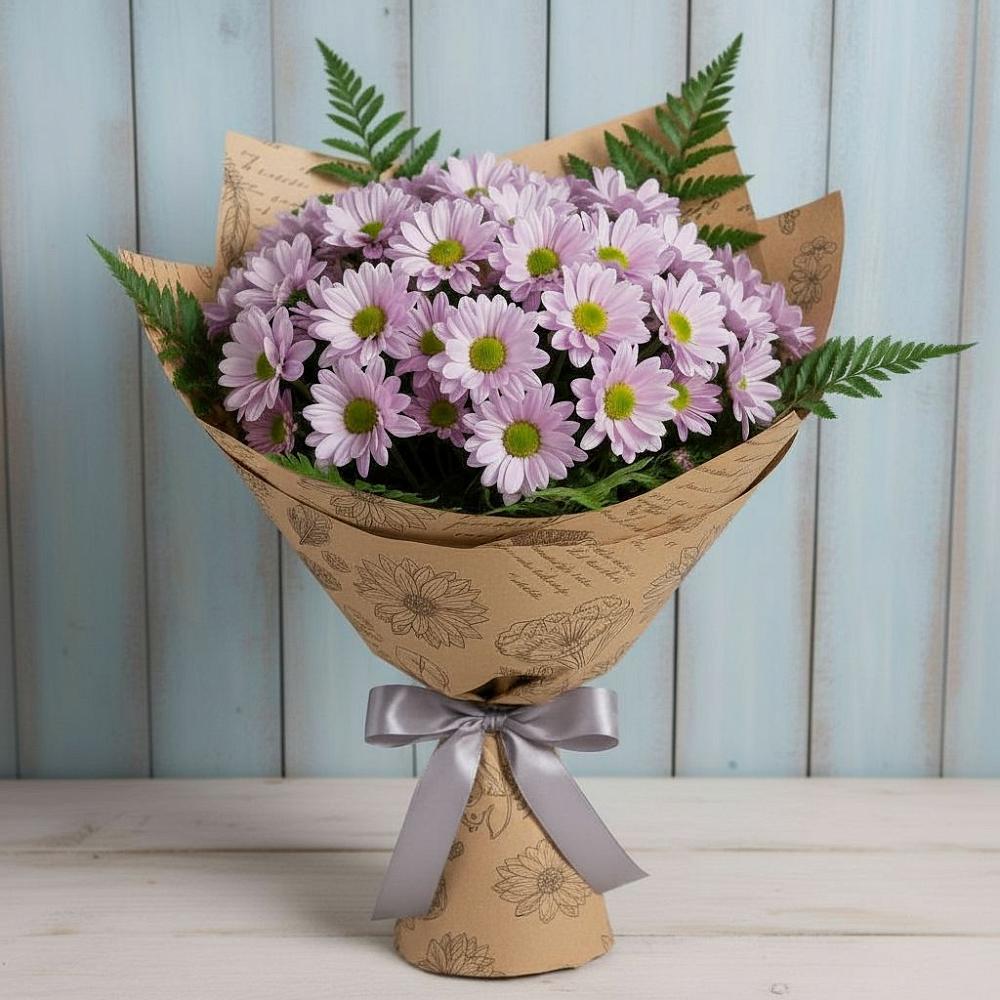 Букет цветов из: Хризантемы в Нововаршавке