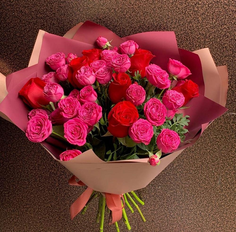 Букет В объятьях нежности в Нововаршавке