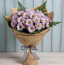 Букет цветов из:  Хризантемы #REPLACE_PRED# Нововаршавке