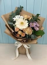 Букет цветов из:  Герберы и Хризантемы #REPLACE_PRED# Нововаршавке
