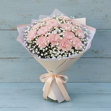 Букет цветов из:  Гвоздики в Нововаршавке