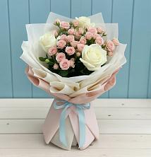 Букет цветов из:  Розы в Нововаршавке