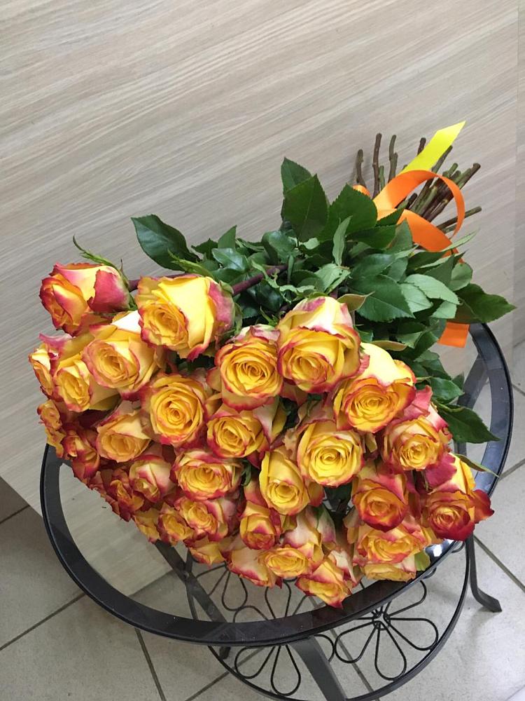 Букет Желтые розы в Нововаршавке