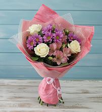 Букет цветов из:  Герберы в Нововаршавке