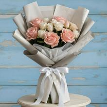 Букет цветов из:  Розы #REPLACE_PRED# Нововаршавке