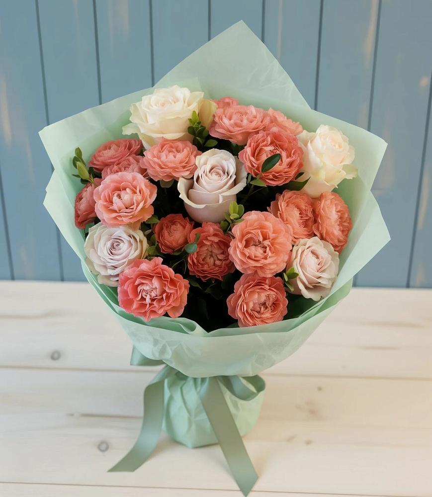 Букет цветов из: Розы в Нововаршавке