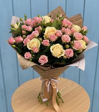 Букет цветов из:  Розы в Нововаршавке