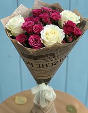 Букет цветов из:  Розы в Нововаршавке