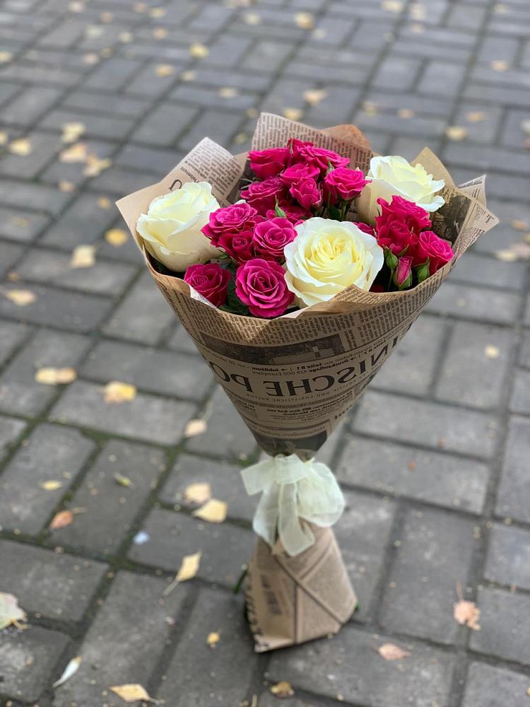 Букет цветов из: Розы в Нововаршавке