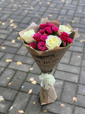 Букет цветов из: Розы в Нововаршавке