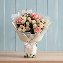 Букет цветов из:  Розы в Нововаршавке